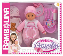 Купить dimian кукла-пупс интерактивная camelia 40 см bd1392ru-m37
