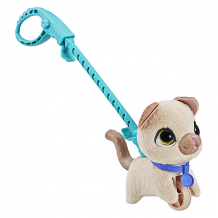 Купить мягкая игрушка furreal friends "маленький питомец на поводке" кошка ( id 11162226 )