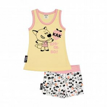 Купить пижама майка/шорты lucky child ми-ми-мишки, цвет: желтый ( id 11623876 )