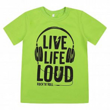 Купить футболка leader kids рок, цвет: салатовый ( id 10935779 )