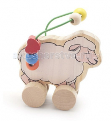Купить каталка-игрушка мир деревянных игрушек лабиринт-каталка овца д366