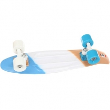 Купить скейт мини круизер пластборд stand multi 6 x 22.5 (57.2 см) белый,голубой,бежевый ( id 1176954 )