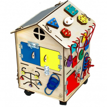Купить деревянная игрушка нумикон игры монтессори бизи-дом со светом 00294