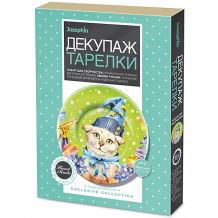 Купить набор для творчества josephin "декупаж тарелки: пушистый звездочет" ( id 12787607 )