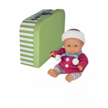 Купить miniland кукла пупс девочка европейка с двумя комплектами одежды в чемоданчике 21 см de21967892