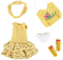 Купить kruselings одежда и обувь для куклы джой в летнем желтом наряде 23 см 0126883