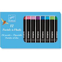Купить набор пастельных карандашей, 12 классических цветов, djeco ( id 5448828 )