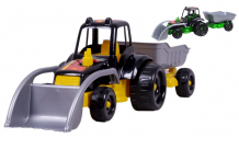 Купить zarrin toys трактор farm 4 с прицепом и грейдером h4