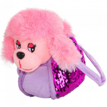 Купить интерактивная игрушка пушистые друзья собачка в сумке с пайетками jb0572045