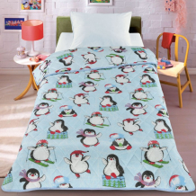 Купить одеяло letto покрывало пингвин 140х200 см penguin140
