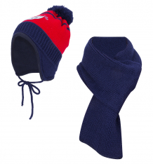 Купить комплект шапка/шарф flobaby, цвет: красный ( id 4782529 )