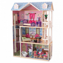 Купить kidkraft кукольный домик мечта с мебелью интерактивный (14 элементов) 65823_ke