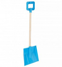 Купить лопата детская арсенал пласт с деревянной ручкой, цвет: голубой ( id 7376023 )