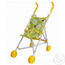 Купить коляска-трость наша игрушка ромашки, желтый/зеленый ( id 12618232 )