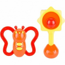 Купить разивающая игрушка s+s toys набор погремушек желто-красные ( id 10550306 )