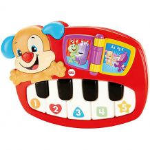 Купить музыкальная игрушка fisher-price "смейся и учись" пианино учёного щенка ( id 4588324 )
