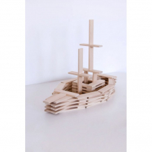 Купить деревянная игрушка мишка кострома набор для конструирования брусочки № 3 3306