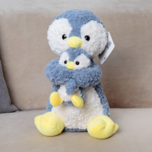 Купить мягкая игрушка kidwow пингвин с пинвиненком малышом 351749466 