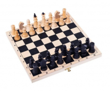 Купить объедовская фабрика игрушки шахматы обиходные с дорожной деревянной доской классика 450-20