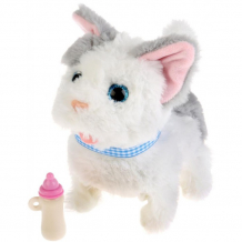 Купить интерактивная игрушка my friends котенок джесси с бутылочкой jx-2442