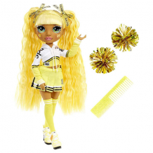 Купить rainbow high 572053 кукла cheer doll - sunny madison (yellow)