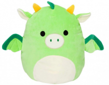 Купить мягкая игрушка squishmallows сквиш антистресс зеленый дракончик декстер sqif20-8gd