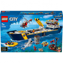 Купить конструктор lego city oceans исследовательское судно 60266, 745 элементов ( id 15007132 )