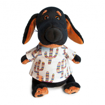 Купить мягкая игрушка budi basa собака ваксон в футболке в кактусы, 25 см ( id 10009404 )