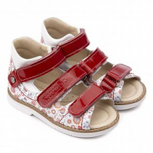 Купить сандалии tapiboo, цвет: красный/белый ( id 12348376 )