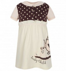 Купить платье lucky child летнее кафе, цвет: бежевый ( id 5776681 )