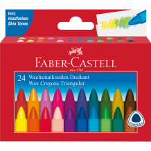 Купить мелки восковые faber-castell, 24 цвета ( id 5580662 )