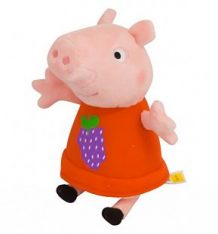 Купить мягкая игрушка peppa pig пеппа в платье с виноградом 20 см ( id 2718623 )