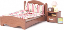 Купить sylvanian families игровой набор большая кровать и тумбочка 5019