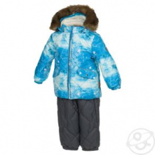 Комплект куртка/брюки Huppa Noelle 1, цвет: голубой/серый ( ID 6155497 )