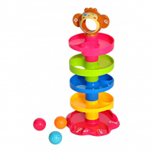 Купить развивающая игрушка everflo пирамидка обезьянка hs0363406