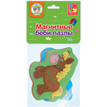 Купить мягкие магнитные vladi toys baby puzzle "лошадка и поросенок" ( id 12780373 )