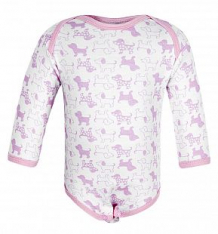 Боди Чудесные одежки Розовые собачки, цвет: белый/розовый ( ID 5793175 )