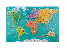 Купить topbright магнитная игра-пазл карта мира (88 элементов) 130929