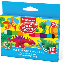Купить мягкий пластилин artberry с алоэ вера, 10 цветов, 150г ( id 5409309 )