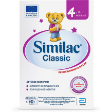 Купить молочная смесь similac classic 4, с 18 мес, 600 г ( id 16174386 )