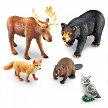 Купить learning resources игровой набор животные леса (5 элементов) ler0787
