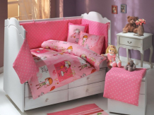 Купить комплект в кроватку hobby home collection c одеялом city girl 100х150 см 1501001146