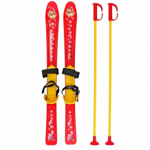 Купить r-toys лыжи детские с палками и креплениями т3350