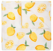 Купить пеленка сонный гномик муслин лимон 120х120 см 15