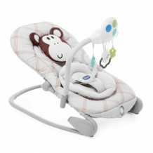 Купить шезлонг chicco balloon monkey, бежевый chicco 997203235