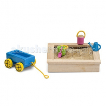 Купить lundby смоланд детская песочница с игрушками lb_60509600