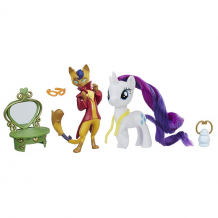 Купить hasbro my little pony b9160/e2246 игровой набор уроки дружбы рарити и хитрый хвост