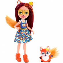 Купить mattel enchantimals fxm71 кукла с питомцем лисичка фелисити