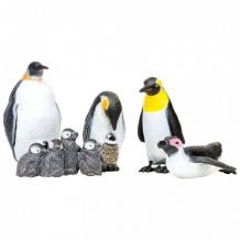 Купить masai mara набор фигурок мир морских животных семья пингвинов (5 предметов) мм203-002