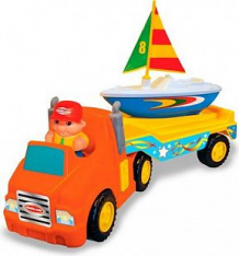 Купить развивающая игрушка kiddieland трейлер с яхтой ( id 2998231 )